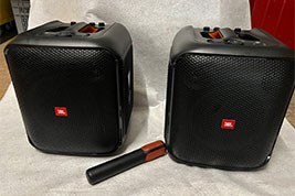 JBL Boxen inkl. Mikrofon